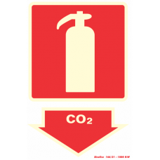 Placa-Extintor de CO2
